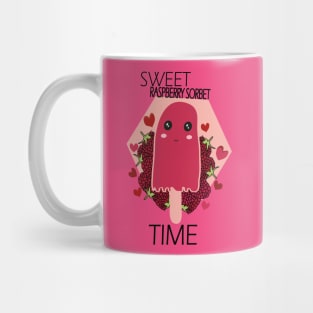 Raspberry sorbet Kawaii Sweet Raspberry Sorbet Time Mug